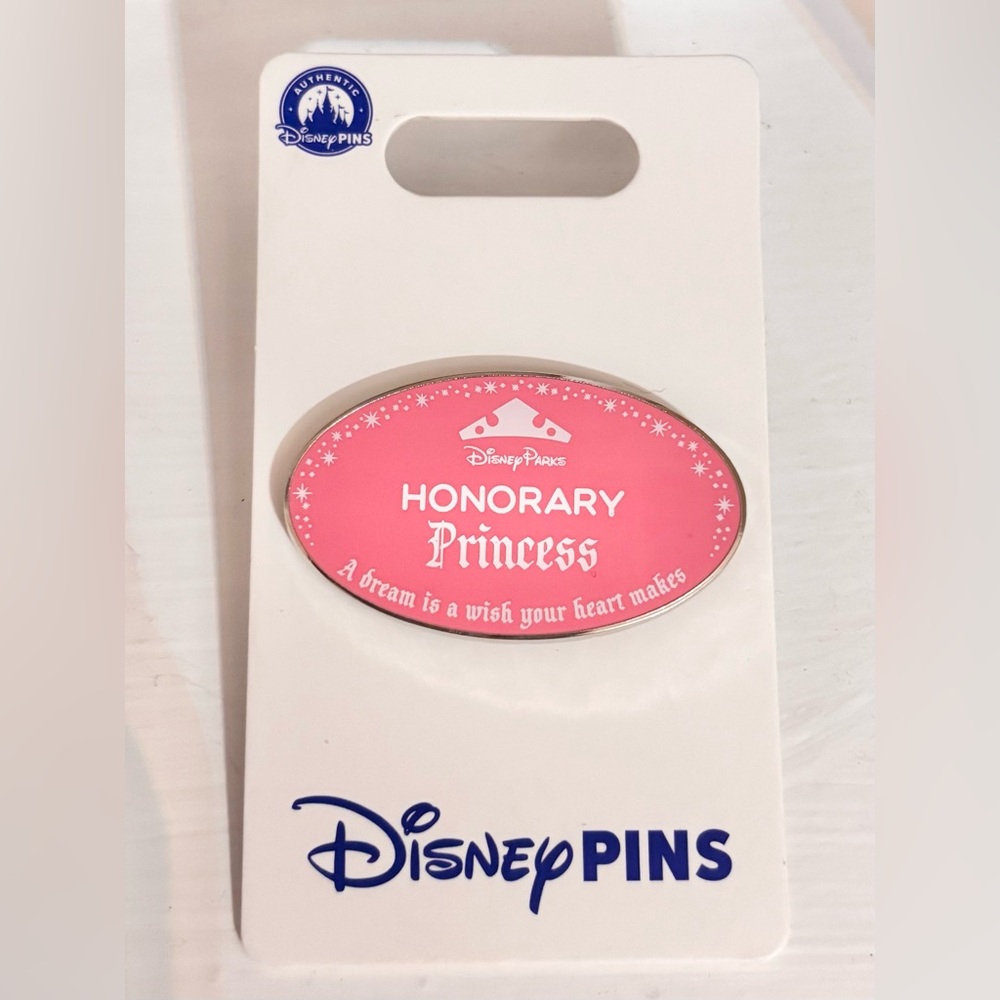 Disney Pink Honorary Princess Enamel Pin